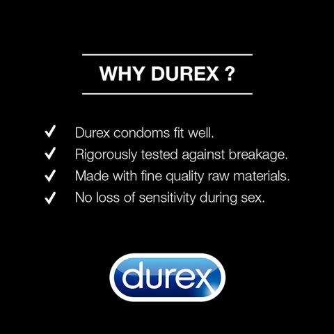 Durex Invisible Extra Thin And Lubricated Condoms Clear 12 count