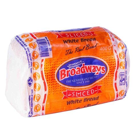 Buy Broadways Sliced White Bread 400g Online - Carrefour Kenya