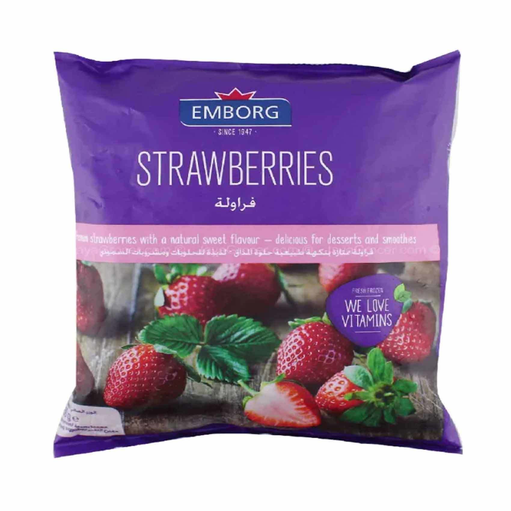 Buy Emborg Frozen Strawberries 450g Online Shop Frozen Food On Carrefour Uae 2080