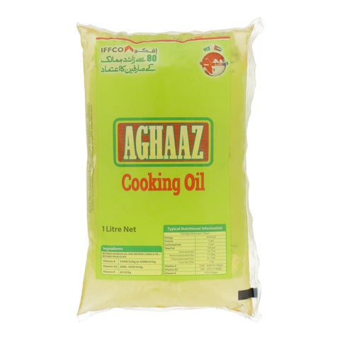 Aghaaz Cooking Oil Pouch 1 lt