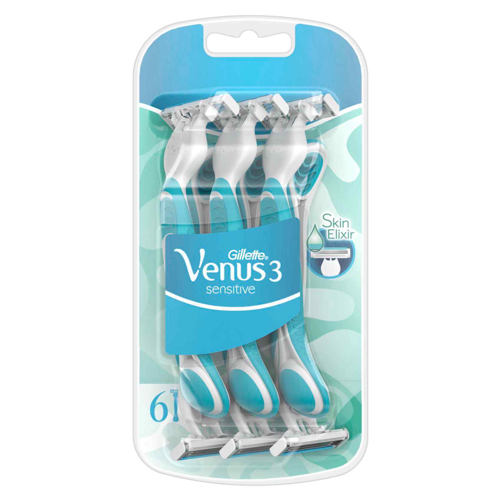 Buy Pack Of 6 Gillette Venus Sensitive Disposable Razors Online Shop Beauty & Personal Care on