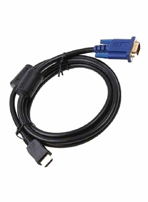 Buy Generic HDMI To VGA CAble 1.5meter Black Blue Online Shop