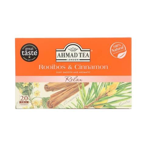 Ahmad Tea London Rooibos &amp; Cinnamon Fruit &amp; Herb 30g