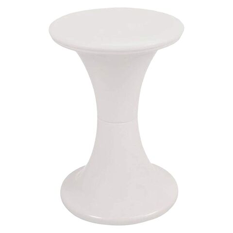 Cosmoplast Round Stool White 33x48cm