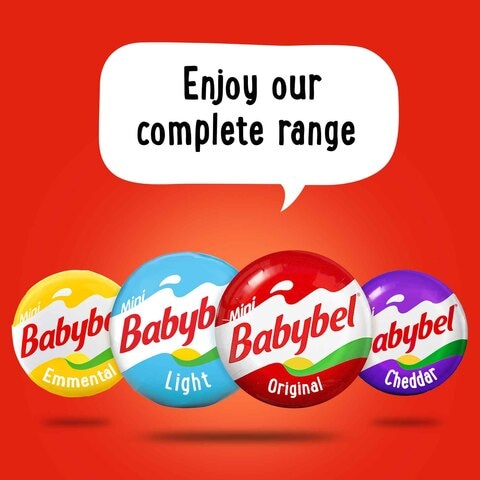Mini Babybel Light Cheese  Pack of 5 pieces  100g