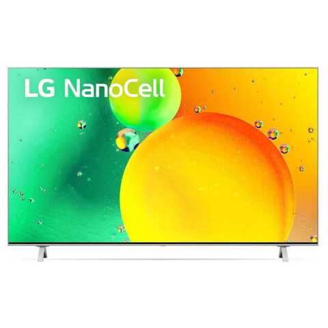 LG NanoCell TV 55 inch NANO77 Series, New 2022, Cinema Screen Design 4K Active HDR webOS22 with ThinQ AI - 55NANO776QA