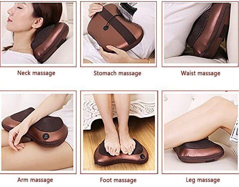 Pillow massager deals with heat