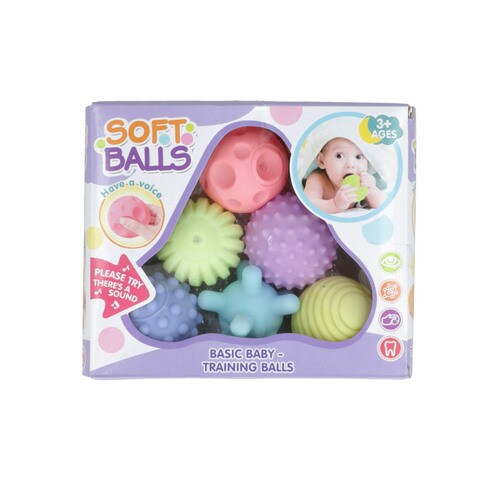 Buy Soft Balls Textured Multi Balls Set Online | Carrefour Pakistan