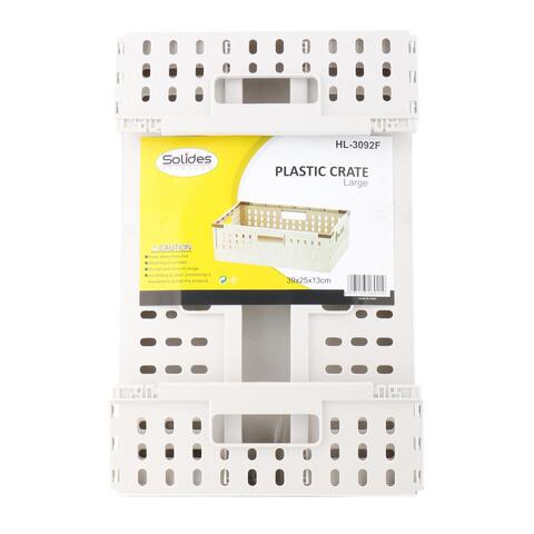 Solides Plastic Crate Large HL3092F White