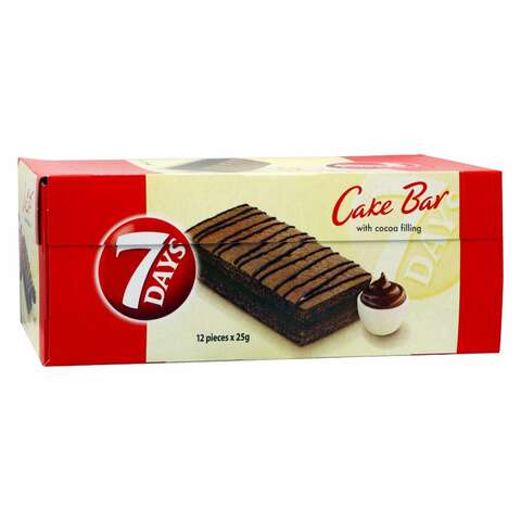 7 Days Chocolate Cake Bar 25g Pack of 12