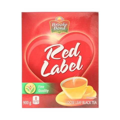 بروك بوند شاي العلامة الحمراء بنكهة أوراق الفضفاض 900غ