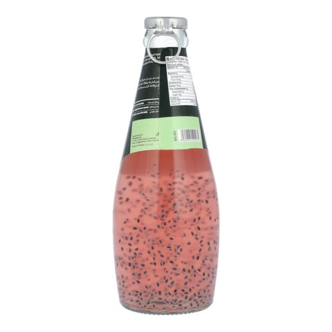 Dwink Basil Drink Seed Pink Guava Flavour 290ml