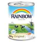 Buy Rainbow Original Vitamin D Evaporated Liquid Milk 410 gr in Kuwait