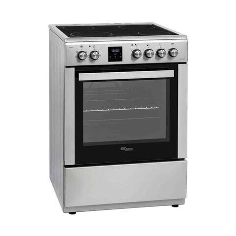 Super General Ceramic Cooker SGV61DSS 60x60 Silver Black (Plus Extra Supplier&#39;s Delivery Charge Outside Doha)