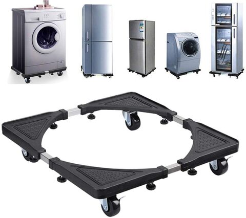 Generic Multi-Functional Movable Adjustable Base With Casters Mobile Case/Dolly/Roller For Washing Machine, Dryer And Refrigerator, Cabinet