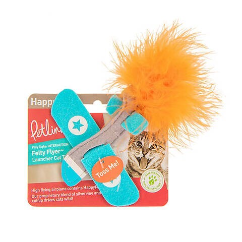 Petlinks® Felty Flyer Airplane Launcher Toy