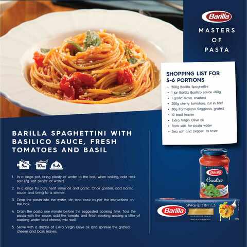 Pasta Semola 5kg 5 Spaghetti Barilla