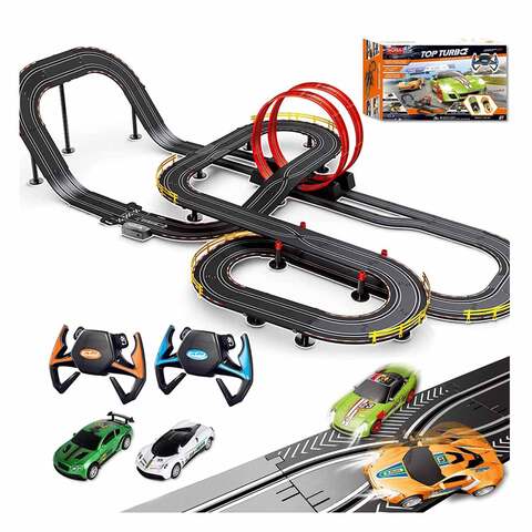 Soba Top Turbo 1:43 Scale Electric Rail Track Slot Car Racing 12M Track Engine