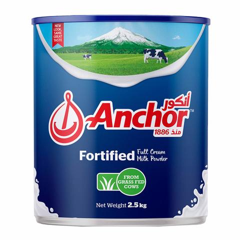 Buy Anchor Full Cream Milk Powder 2.5kg in Saudi Arabia
