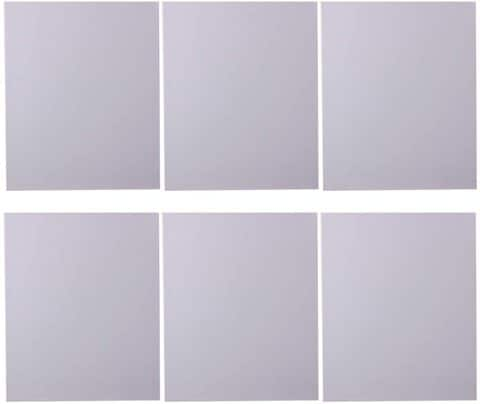 Buy Generic 6Pcs Stretched White Blank Canvas For Painting Drawing