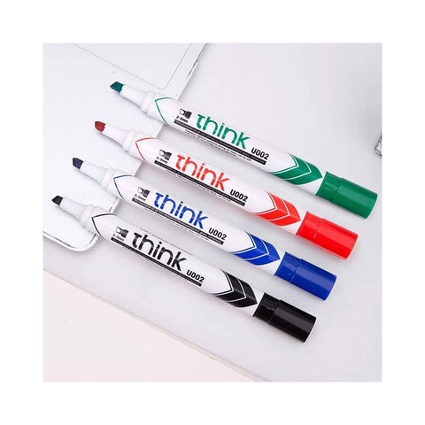 Buy Deli Think White Board Marker Set with Magnetic Eraser 5 PCS Online -  Shop Stationery & School Supplies on Carrefour UAE