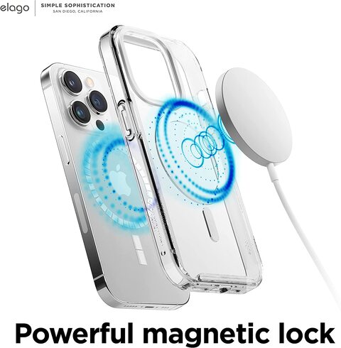 Elago MAG Hybrid for iPhone 14 PRO case cover compatible with MagSafe - Transparent