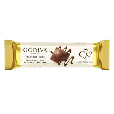 Godiva Masterpieces Dark Chocolate Ganache Heart Bar 30g