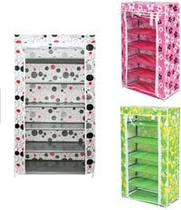 Shoe Rack Storage Organizer, Cabinet Cloth Dustproof Shoe Storage Bag, Home &amp; Bedroom Non-woven Fabric Organizer - 6 Layers (Multi-color)