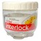 Lock And Lock Interlock Round Plastic Food Storage Container with White Lid 500ml