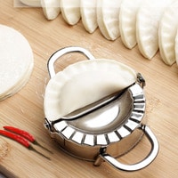 decdeal-Manual Dumplings Mould 304 Stainless Steel Dumplings Mold Dumpling Clip Maker Kitchen Tools Gadgets