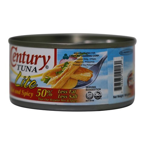 Century Hot And Spicy Tuna Lite 180g