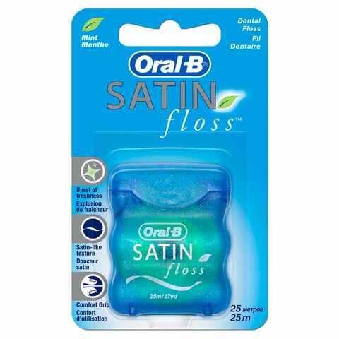 Oral-B Mint Satin Floss Green 25m