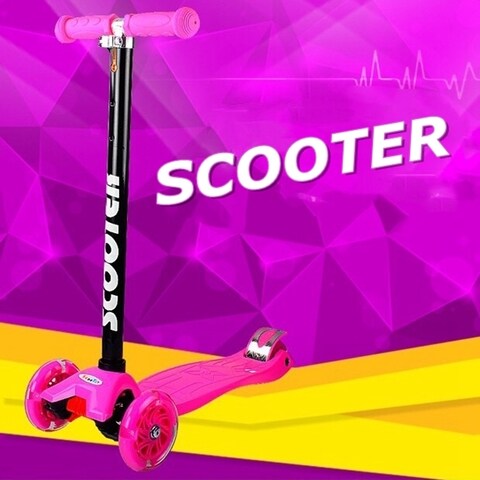 Coolbaby  Kids Scooter 3 Wheel 4 Wheel Mini Adjustable Kick Scooter with LED Light Up Wheels
