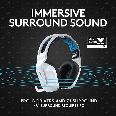 Logitech G733 KDA LIGHTSPEED Wireless Gaming Headset RGB DTS X2.0 7.1 –  League of Legends Fan Store