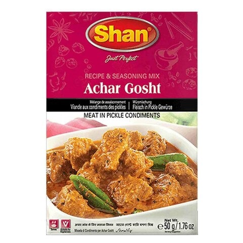 Shan Achar Gosht Curry Recipe And Seasoning Mix 50g