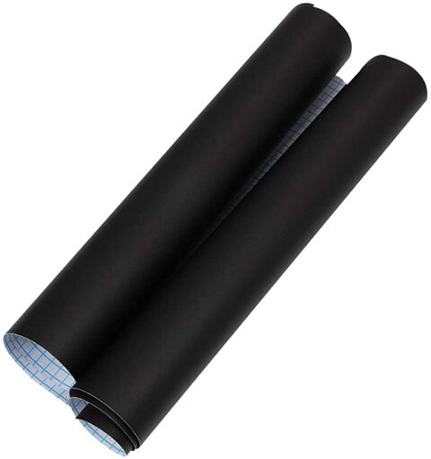 Chalkboard Wallpaper Stick and Peel: Contact Paper 17.5 17.5 x 78.7,  Black