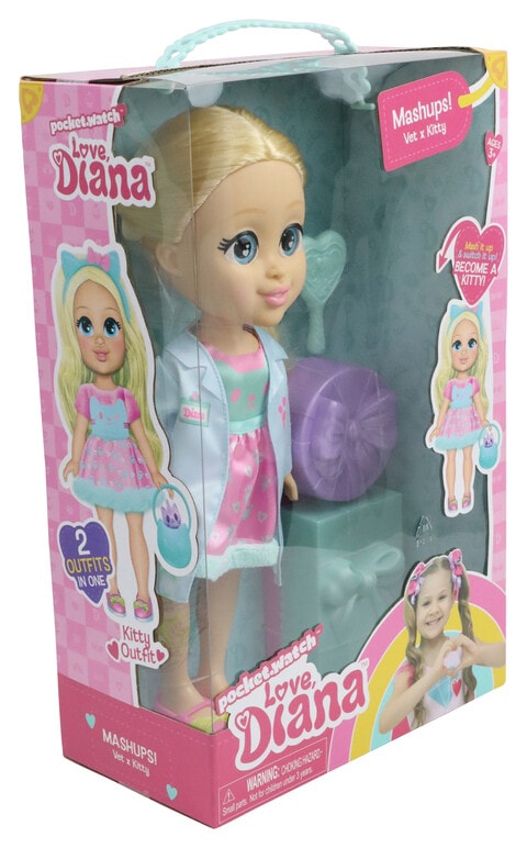 Buy Love Diana Doll Mashup Vet/Kitty S3 13 Inch Online - Shop Toys ...