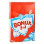 اشتري بونكس 3 في 1 الأصلي مسحوقف غيل للملابس 1.5كغ في الكويت