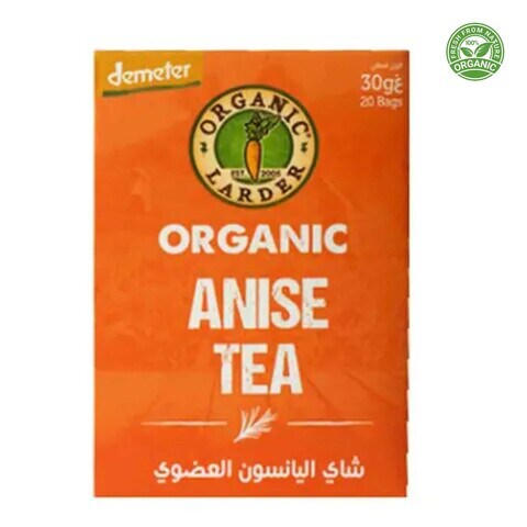 Organic Larder Anise Herbal Teabags 1.5g Pack of 20