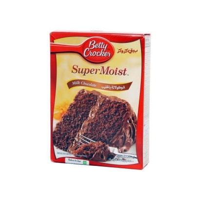 Betty Crocker Cake Mix Super Moist Milk And Chocolate 517Gr