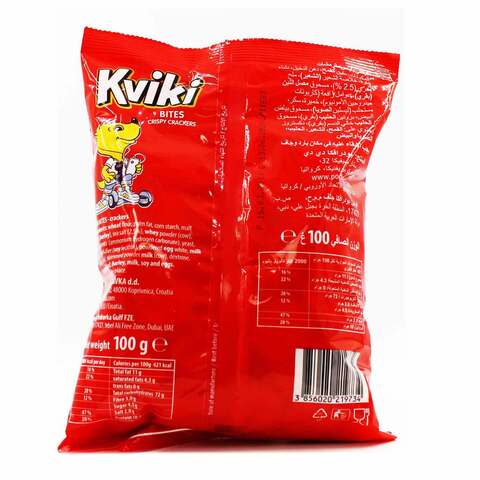 Podravka Kviki Bites Crispy Crackers With Sea Salt 100g