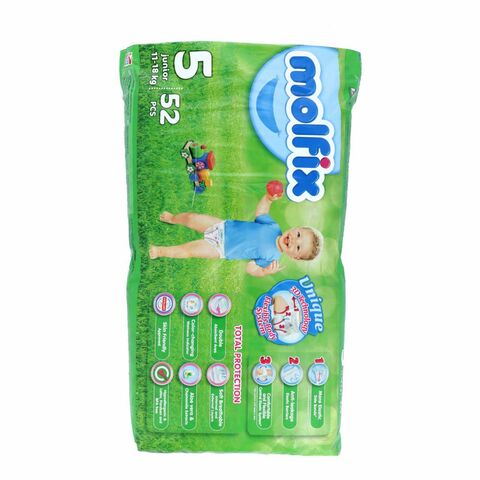 Buy Molfix Unique 3D Technology Junior Size 5 (11-18 kg) 48 pcs