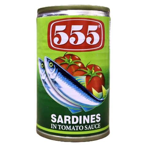اشتري 555 سردين بصلصة الطماطم 155 غرام في الامارات