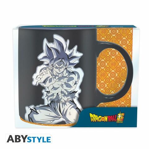 Son Goku Ultra Instinct - Kanji Design Dragon Ball Super Licensed Black 320 ml High Quality Ceramic Mug