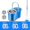 Generic Magic Mop With Bucket 360 Rotating Spin Blue