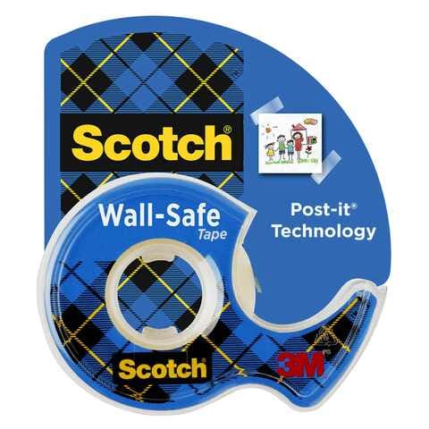 3M Scotch Wall-Safe Tape with Dispenser 183 0.75x650inch