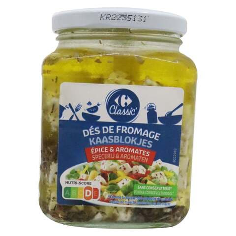 Carrefour Classic Diced Cheese In Oil 300g