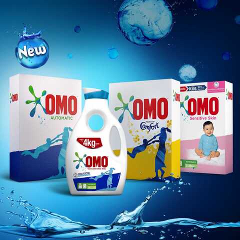 Omo Automatic Liquid Laundry Detergent 900ml