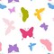 Butterflies  Translucent Roller Blinds W: 180cm H: 200cm