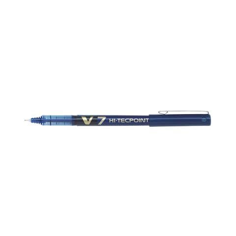 Pilot V7 Hi-Tec Point Rollerball Pen Blue 0.7mm 2 PCS